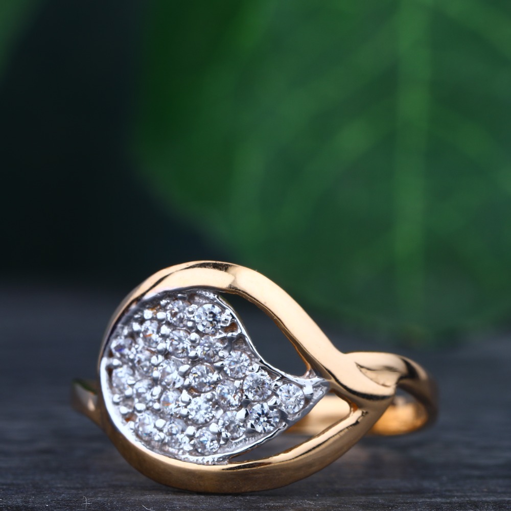916 Gold Hallmark Modern Ring 