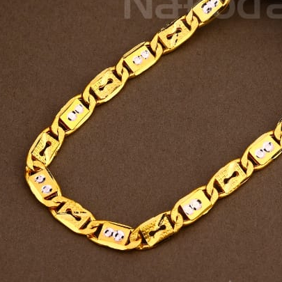 Hollow Mens Franco Bracelet 10K Yellow Gold  Malayjewelers