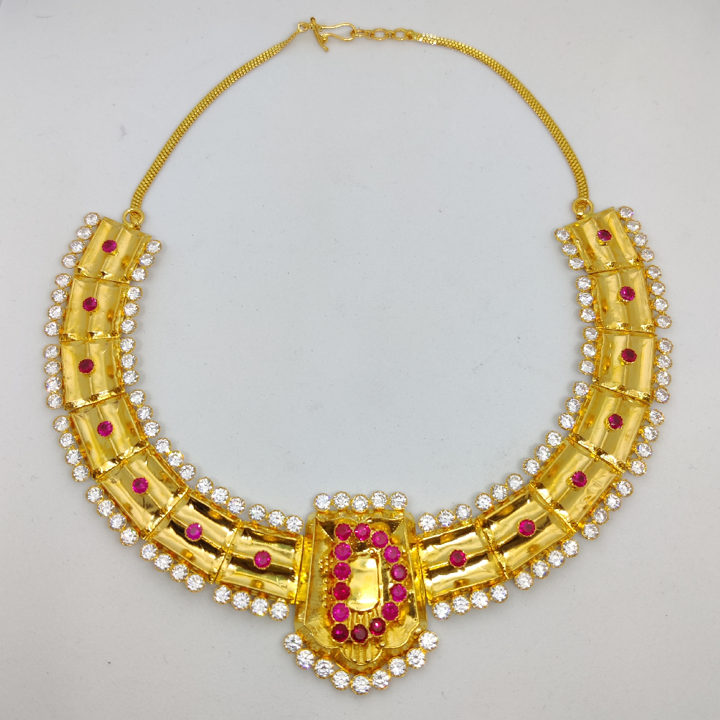 916 Gold Fancy Ladies Necklace