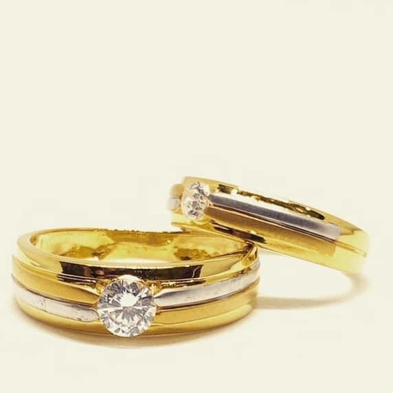 916 Gold Couple Ring RH-CP012
