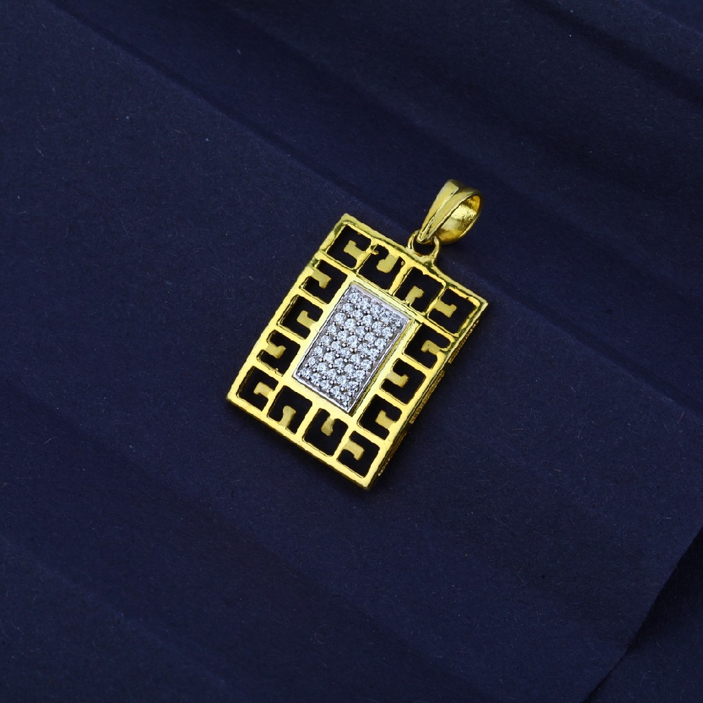 Men's Exclusive 916 Fancy Gold Pendant- MFP09