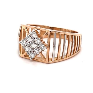 18k Gold With Diamond Elegant Ring For Men