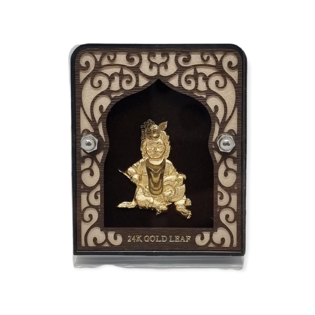 24 Carat Foil Gold Balkrishna Frame MGA - AGE0126