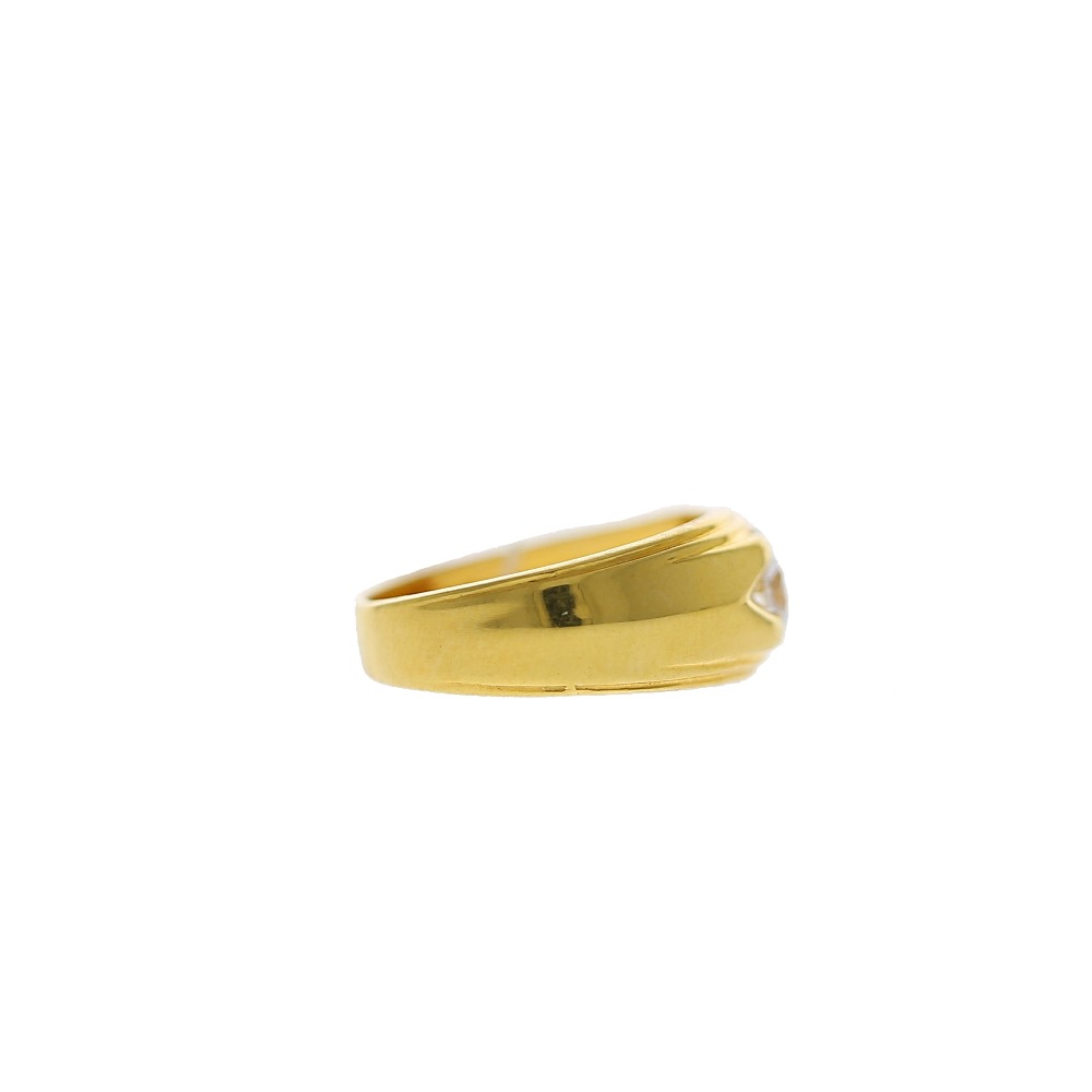 classic gold finger ring