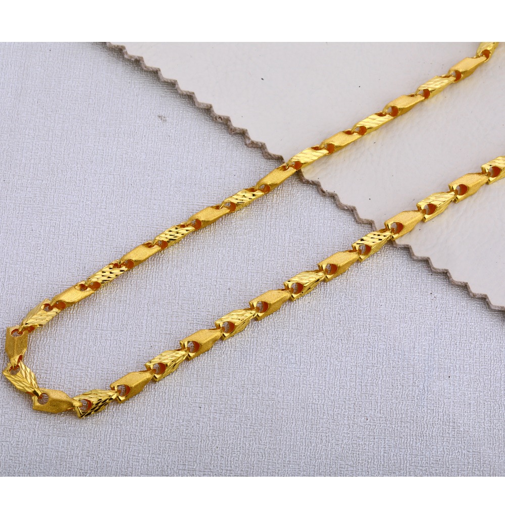 Buy quality 916 Gold Men's Choco Chain MCH379 in Ahmedabad