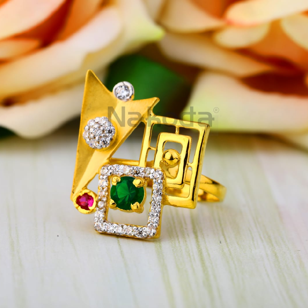 916 Gold Hallmark Ladies Exclusive Ring LLR395