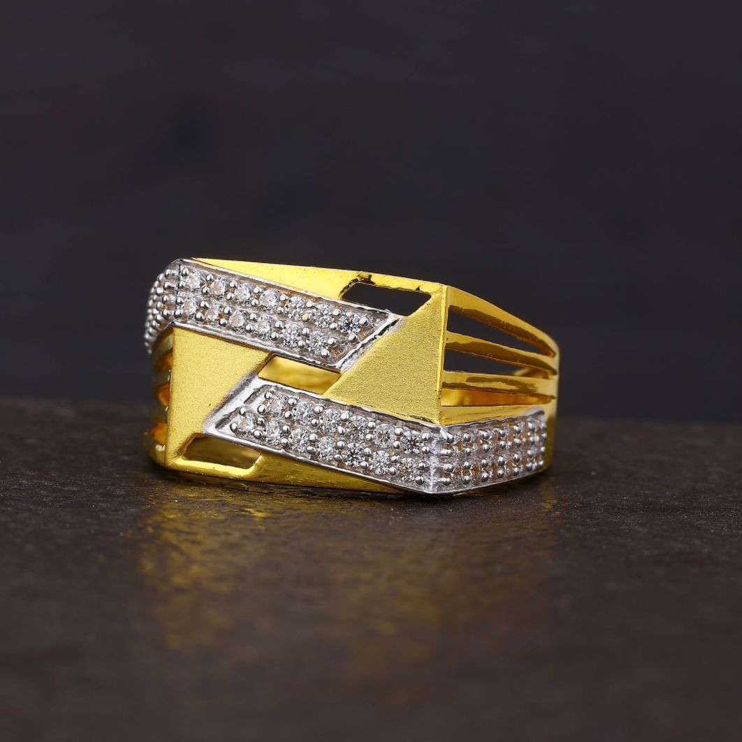 22K Gold Fancy Hallmarked Ring