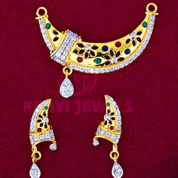 916 Gold Mangalsutra Pendal with Butti MSP-007
