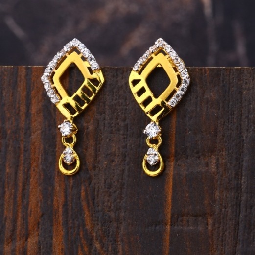 22 carat gold fancy designer ladies earrings RH-LE910