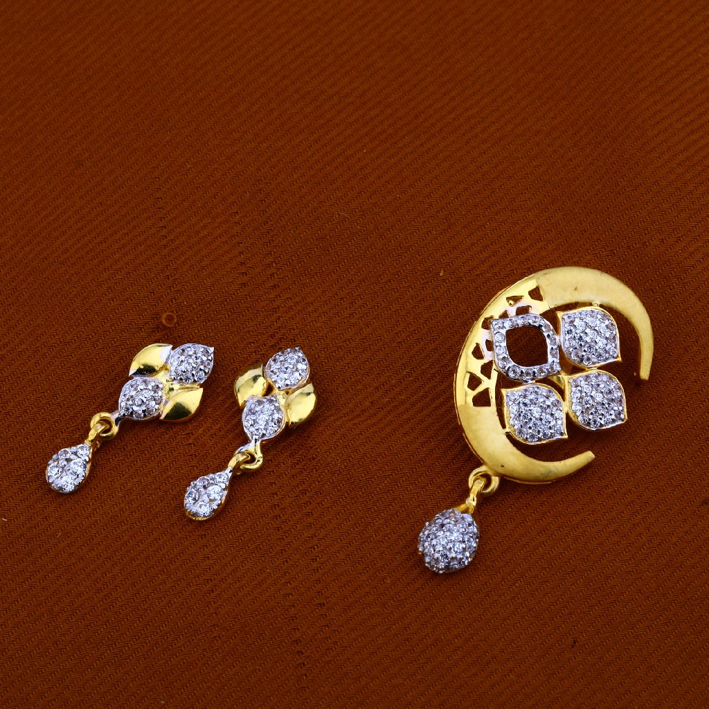 22Ct Gold Hallmark Classic Pendant Set FPS80