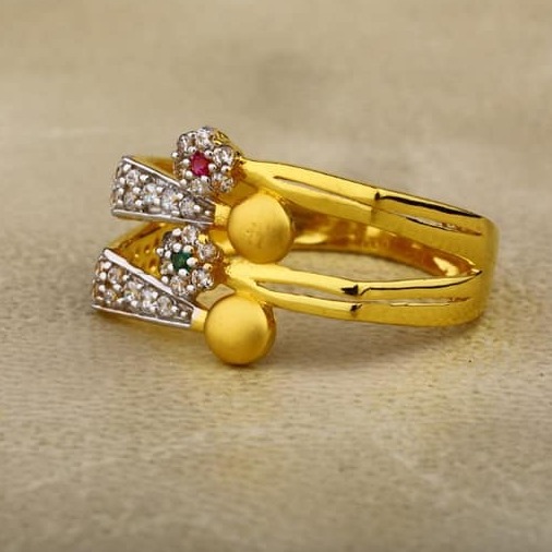 916 Gold cZ Ladies Ring LR-0025