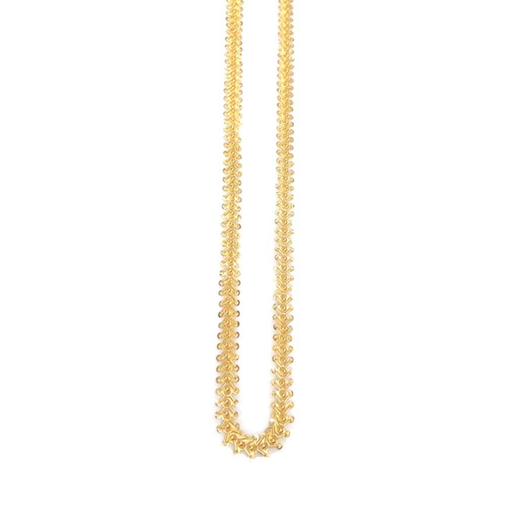 916 Gold Hallmarked Antique Gents Chain