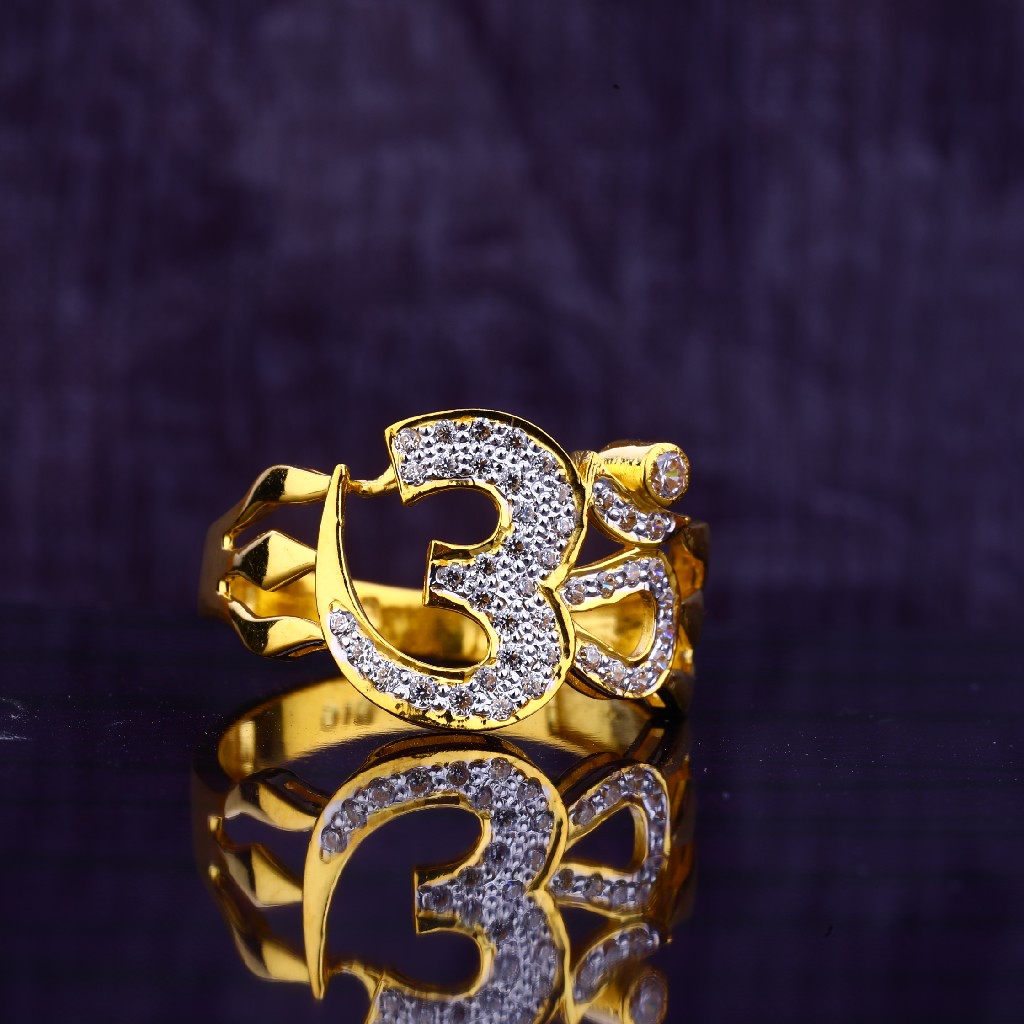 916 Cz Ring With God Symbol MGR80