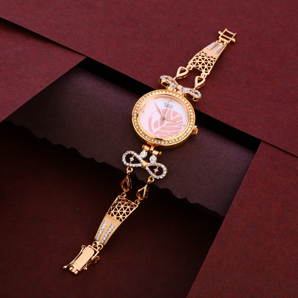 750 Cz Rose Gold Hallmark Women's Watch RLW249