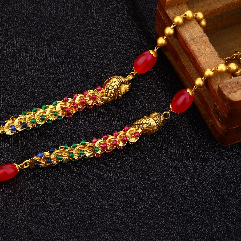 22kt Gold Executive  Antique Chain Mala AC156