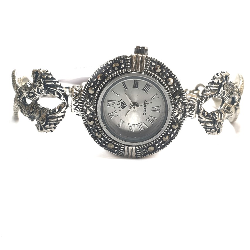 RITI- 925 Sterling Silver Oxidised Watch – Auriann