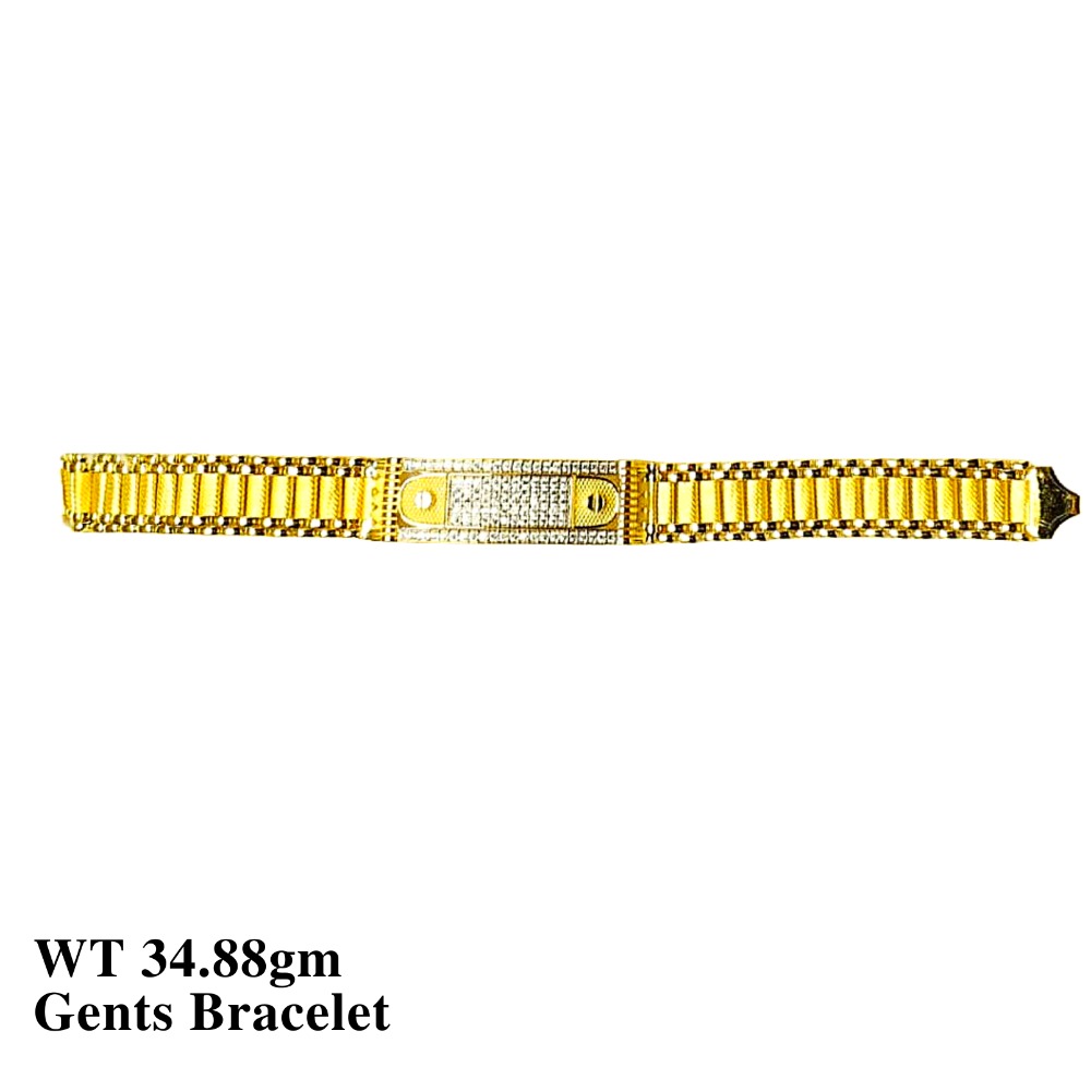 22k gent bracelet