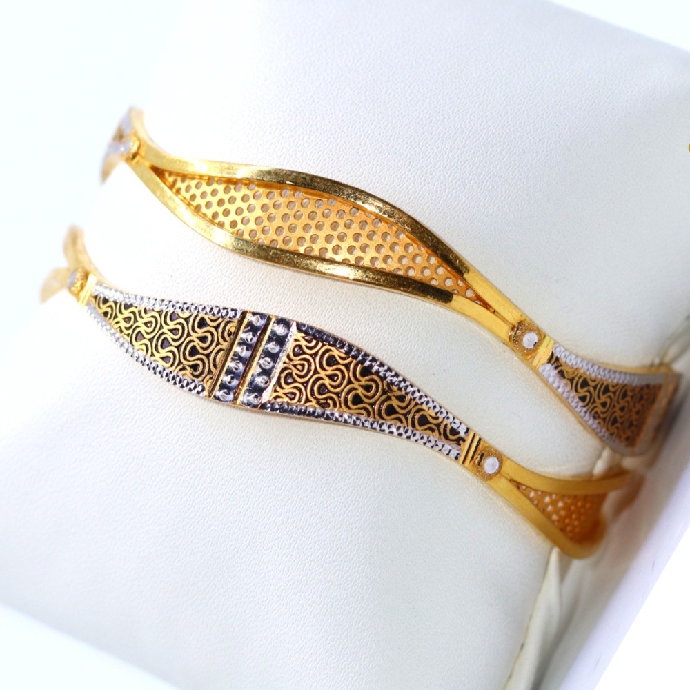 Gold bangles 2 on sale pavan