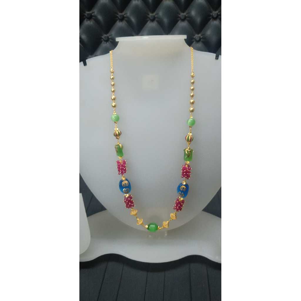 916 Gold Stylish Mala For Ladies 