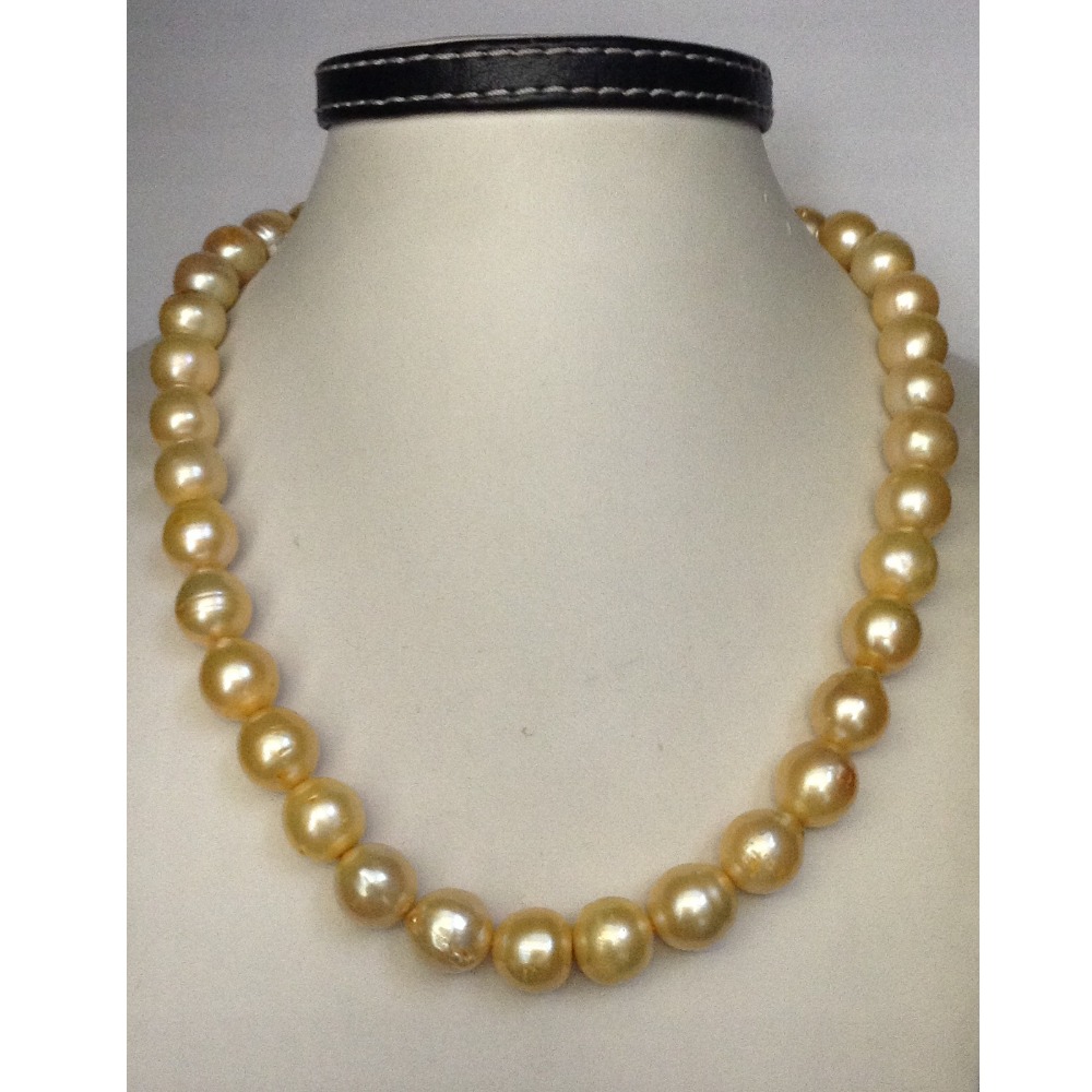 SouthSea Water Natural Golden Pearls Necklace JPM0003