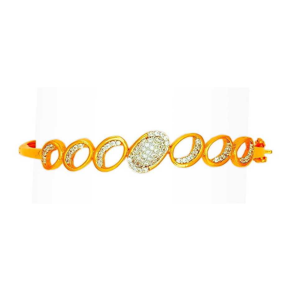 916 Fancy Gold Ladies Designer bracelet