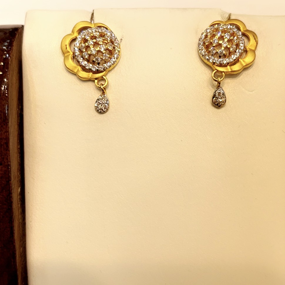 22k/  916 gold earrings for women
