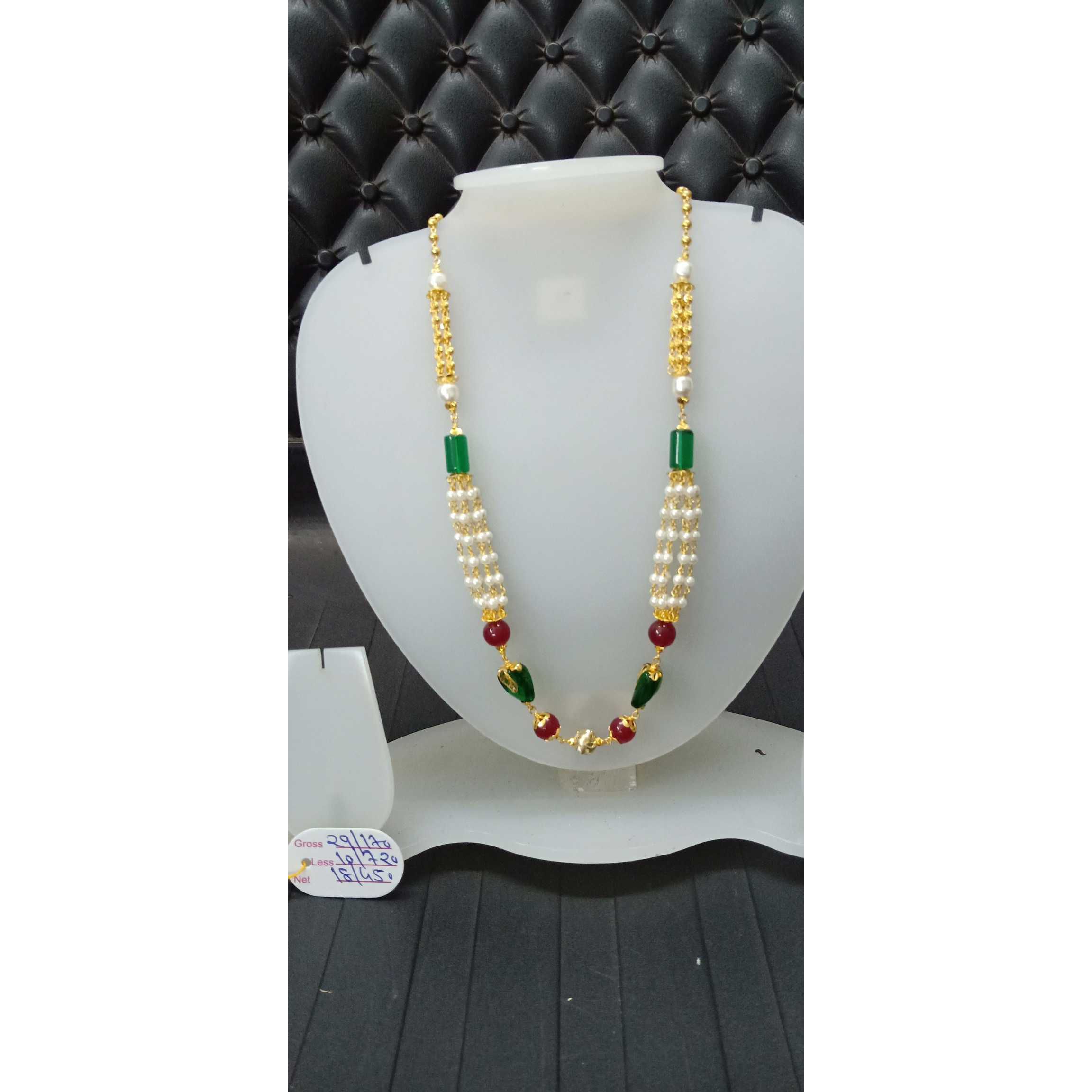 22 Ct Gold Fancy Colorful Bridal Mala