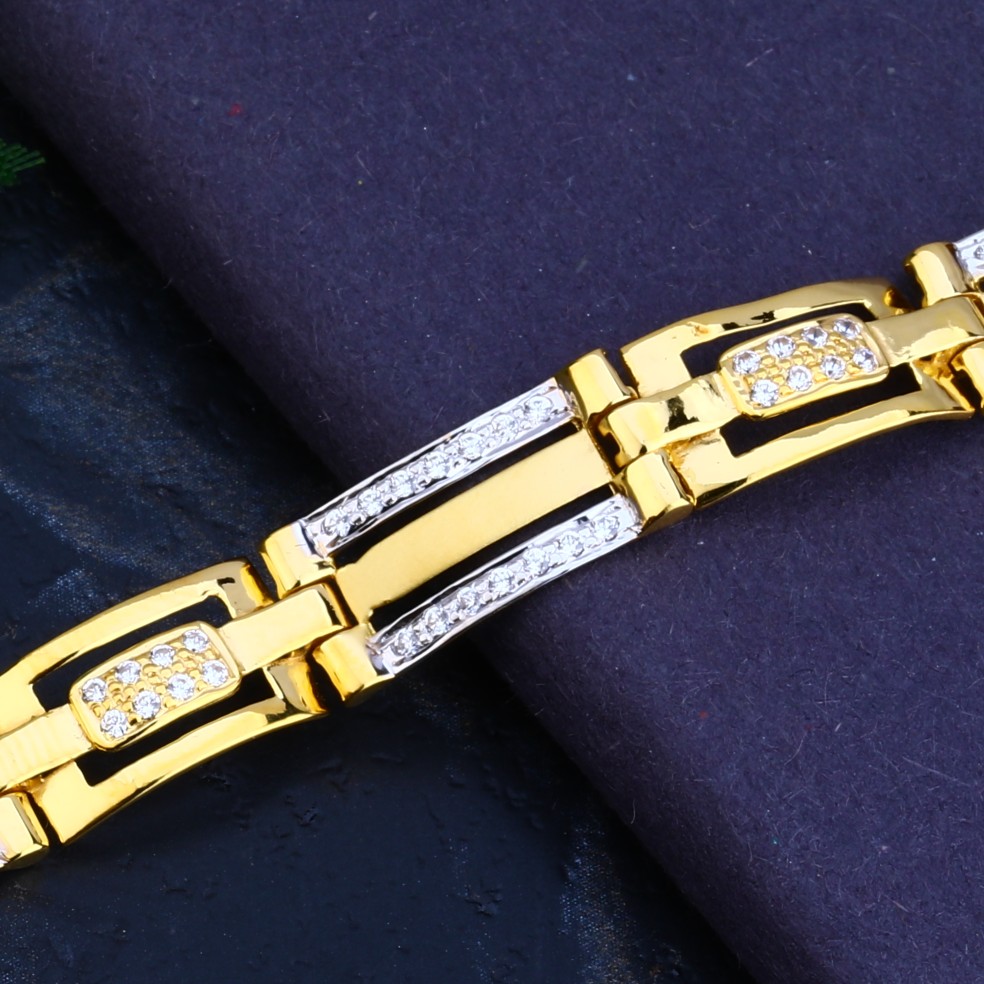 Mens 22K Gold Bracelet-MCB62