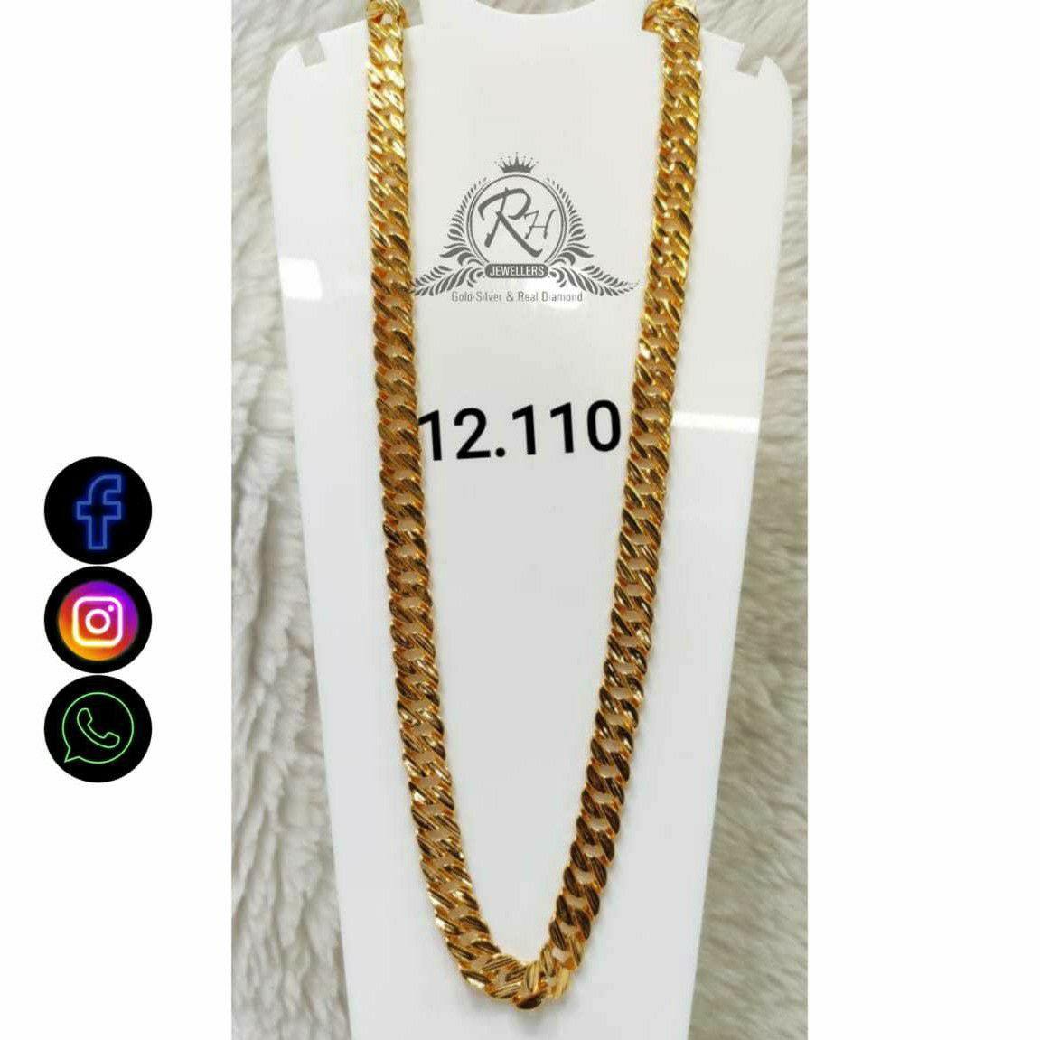 22 Carat Gold Traditional Gents Chain RH-CH766