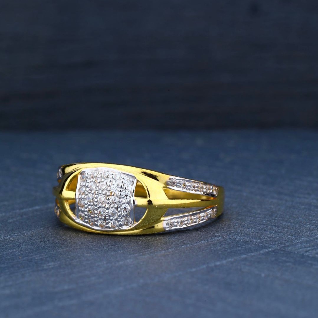 22K Gold Designer Ring For Men