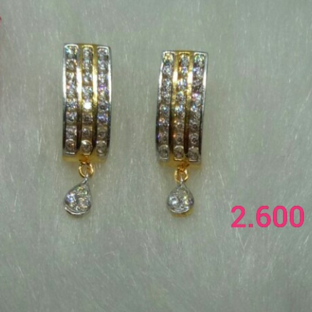 Gold Modern Design Earrings