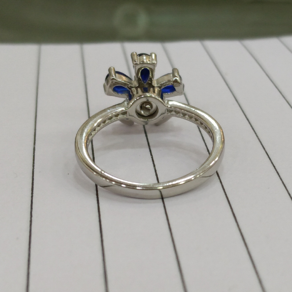 92.5 silver fan Design Ladies Ring