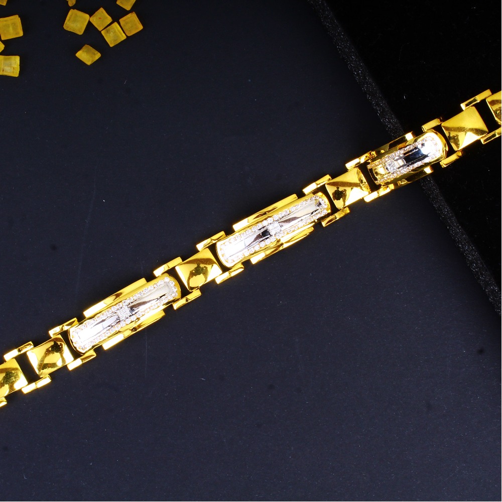 gold diamond Gents bracelet  39