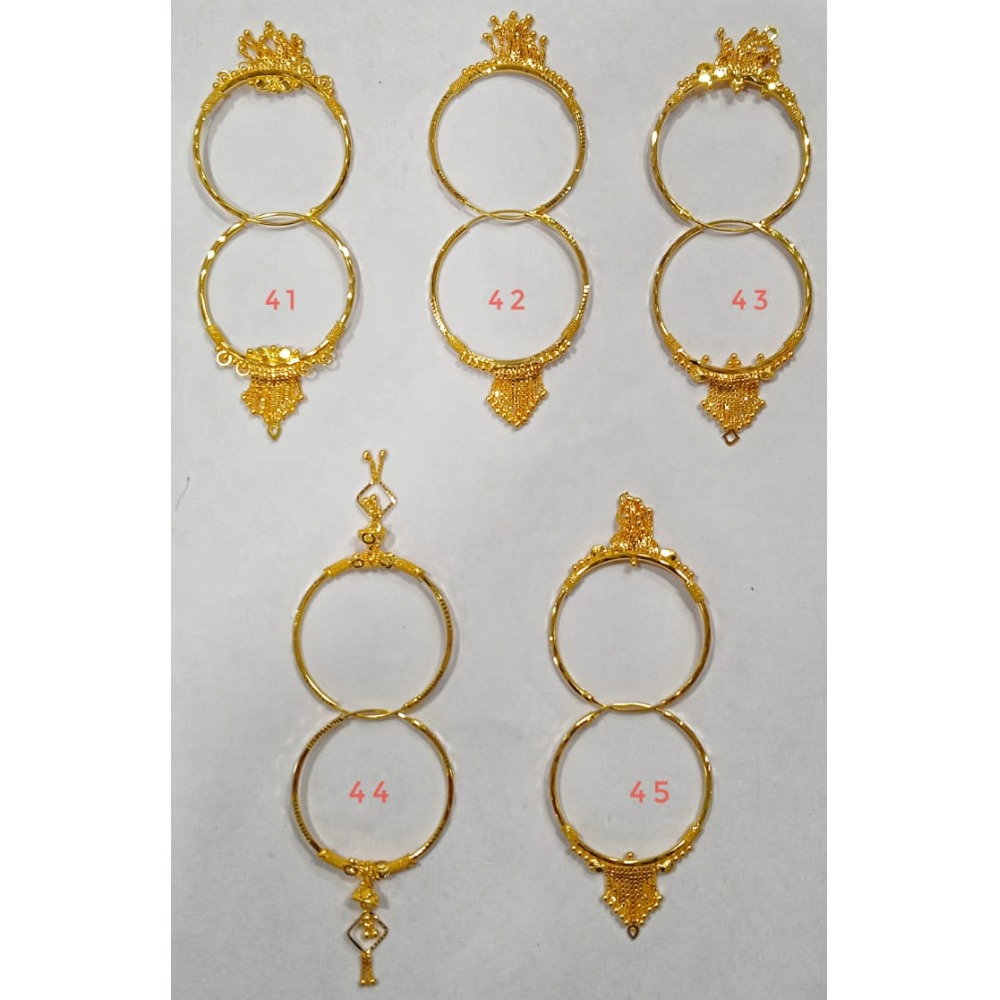 18 carat gold ladies earrings RH-LE914