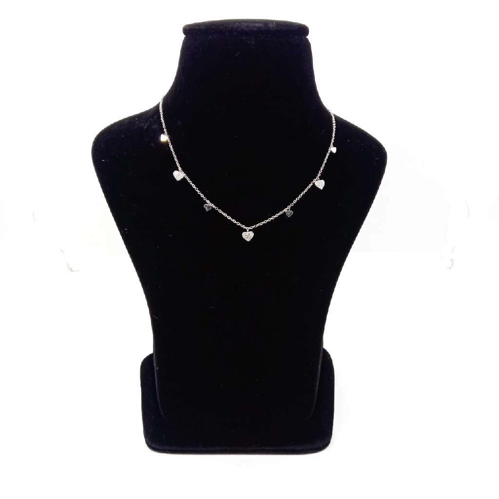 Pure silver pendant chain for women adjustable in size