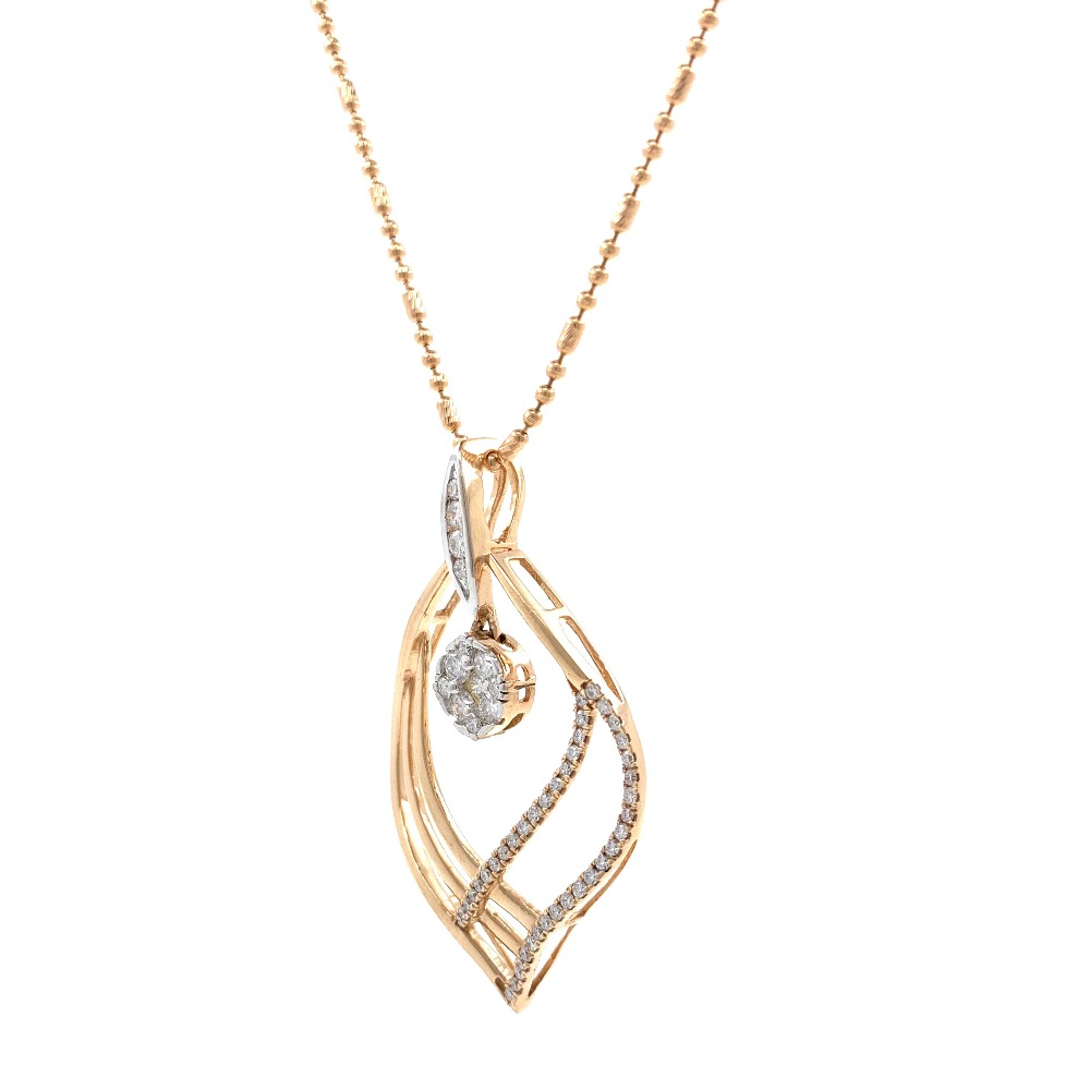 Delicada Diamond Pendant in rose gold 8SHP19