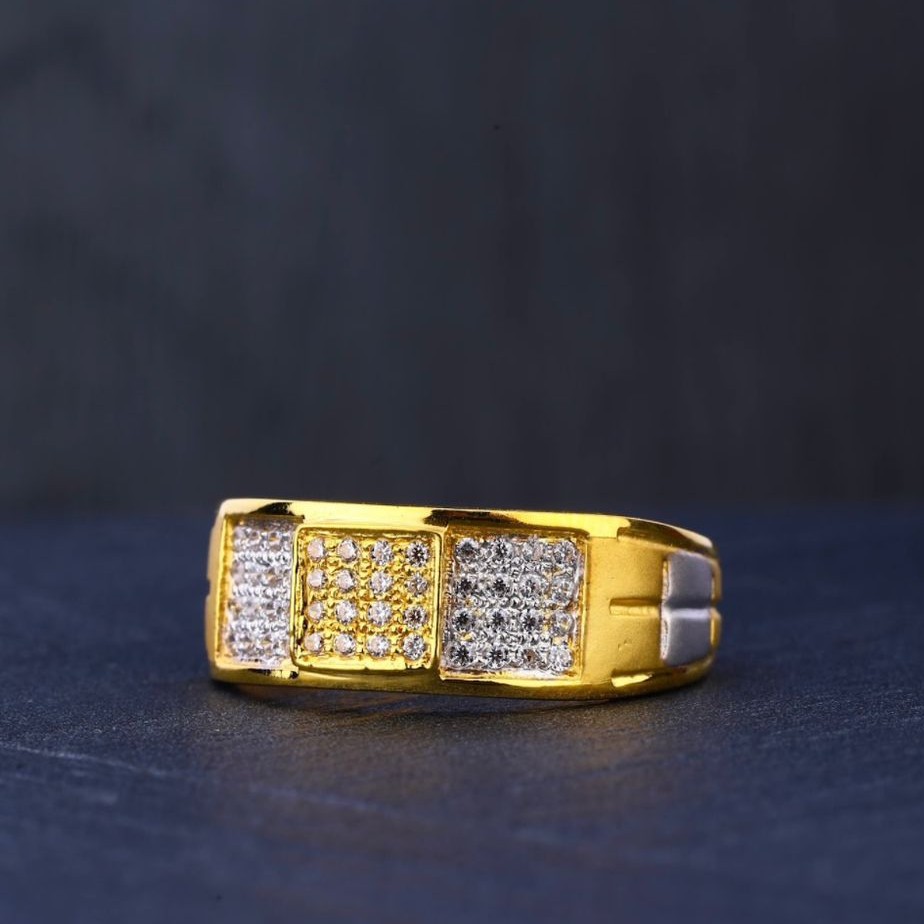 916 Gold Hallmarked Gents Ring