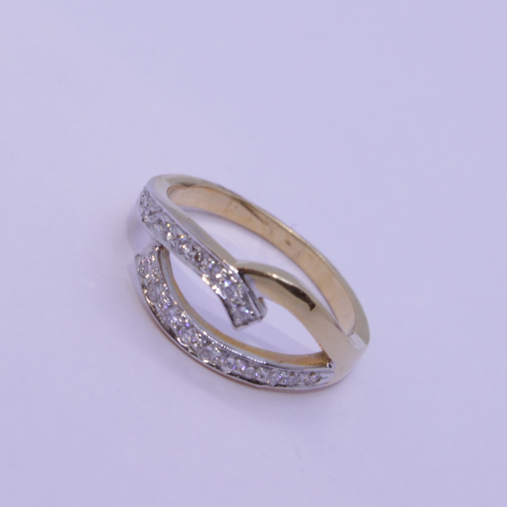 18K gold diamond ring agj-lr-97