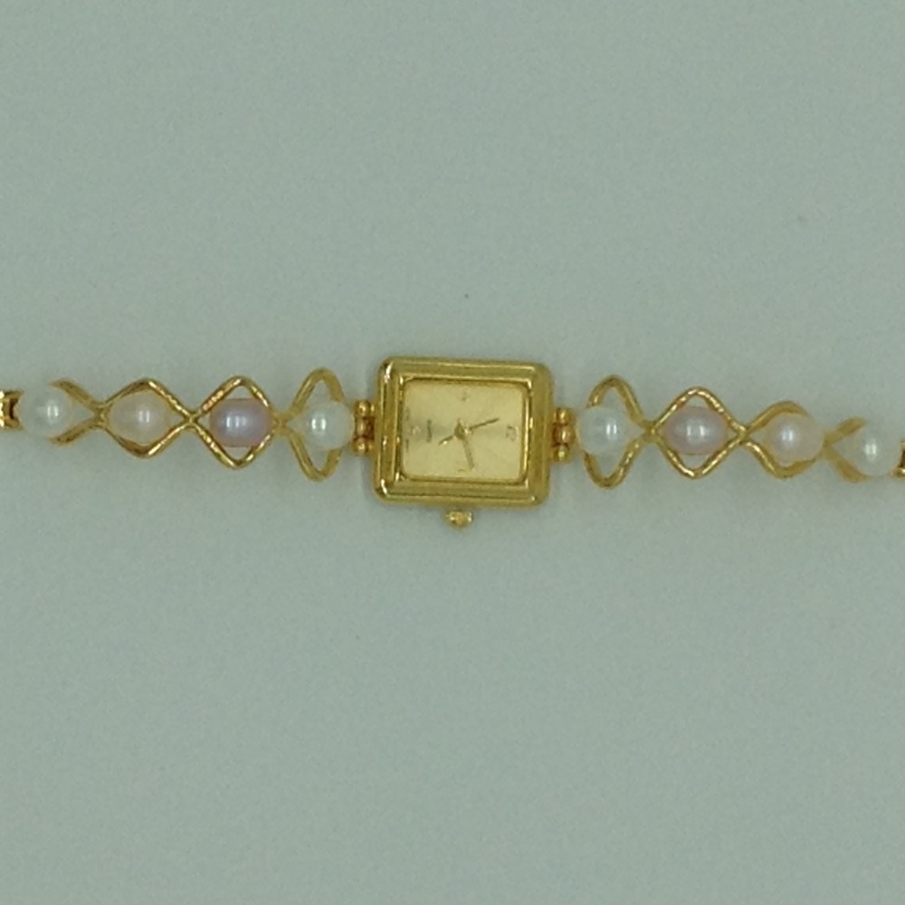 Freshwater Multicolour Oval Pearls Wave Pattern Watch JBG0255