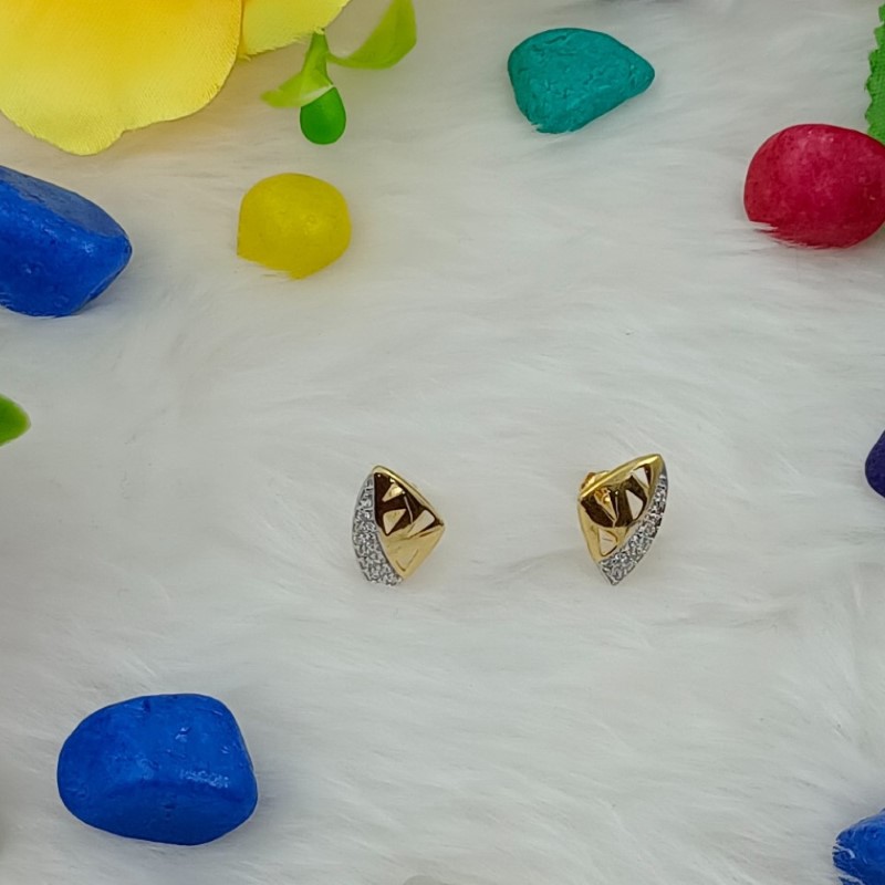 22k Yellow Gold Designer Earrings