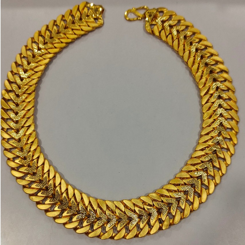 broad gold chain design for man