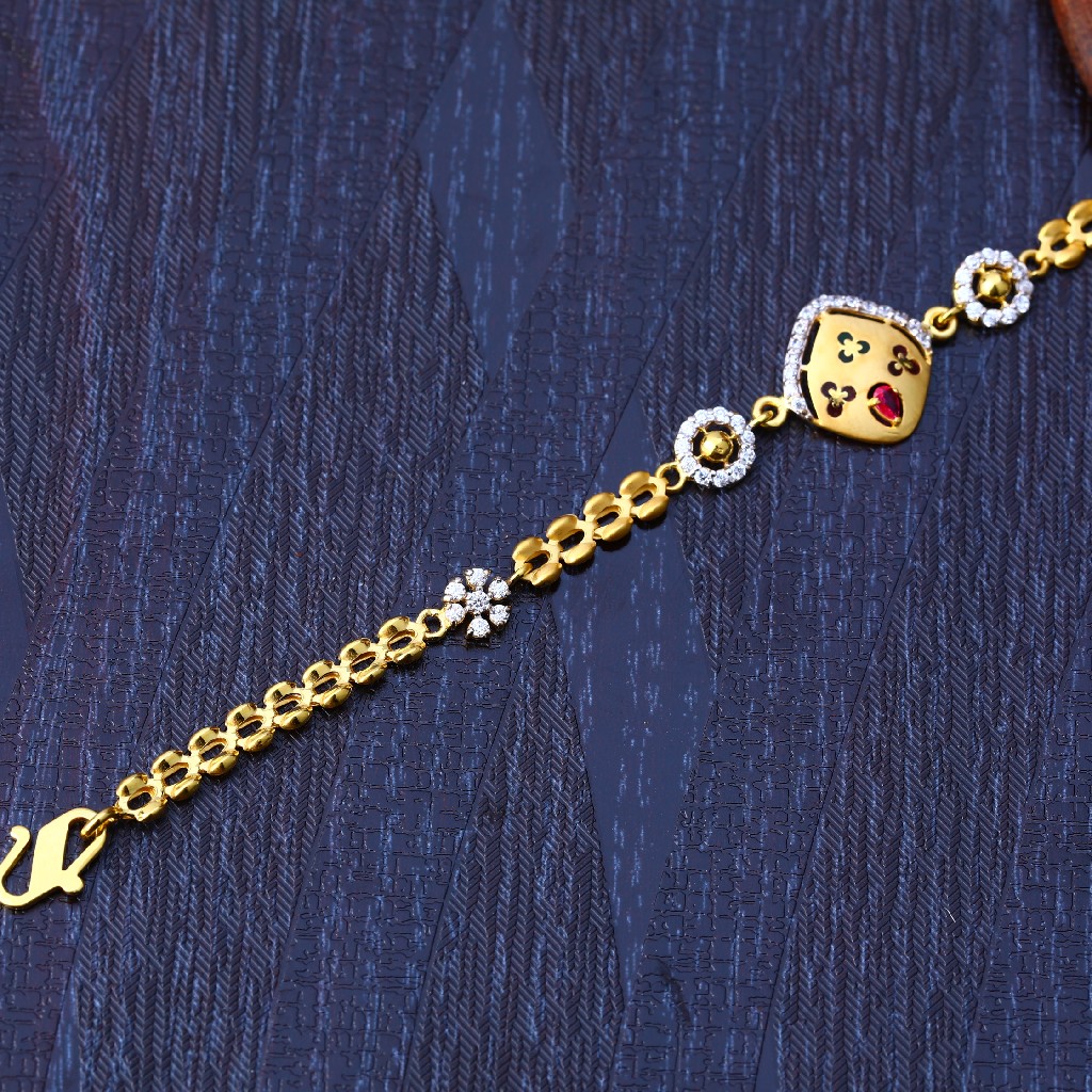 916 Gold Classic Hallmark Bracelet LB233