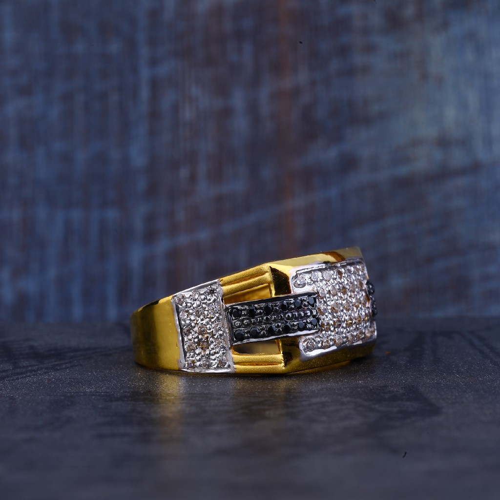 Gold Mens Fancy Ring-MR332
