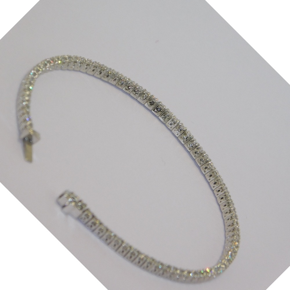 18K gold diamond bracelet agj-br-65