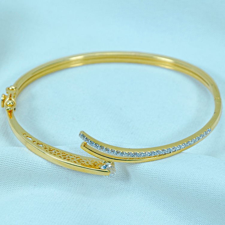 916 gold plain bracelet lb1-523