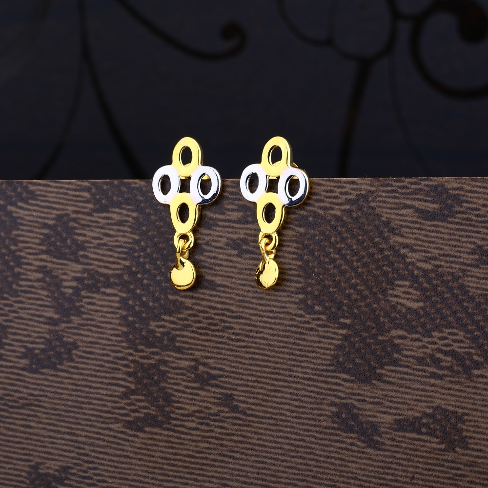 Ladies 916 Gold Fancy Designer Earring -LPE67