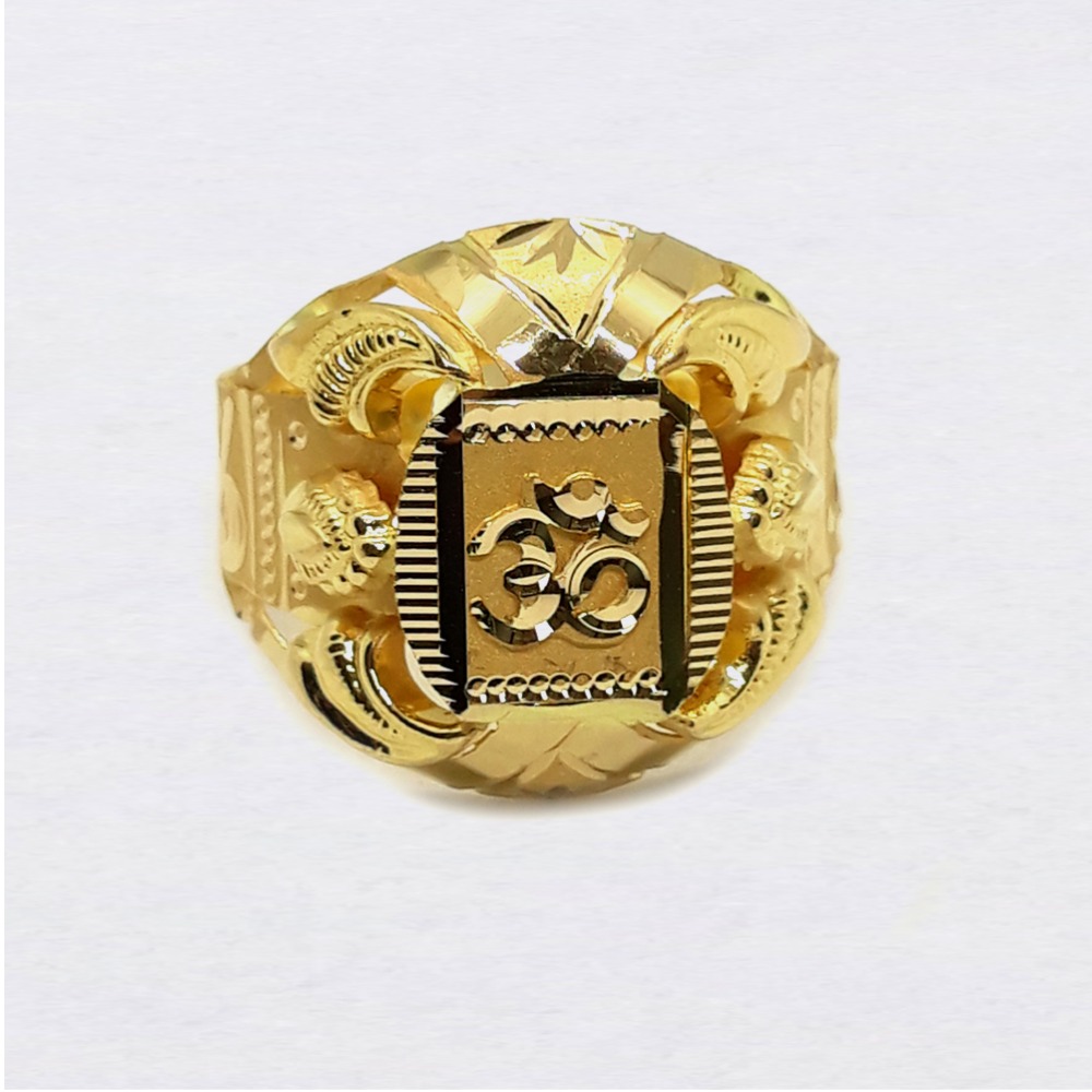 Buy quality Ganesha design nazrana gold ring in Ahmedabad
