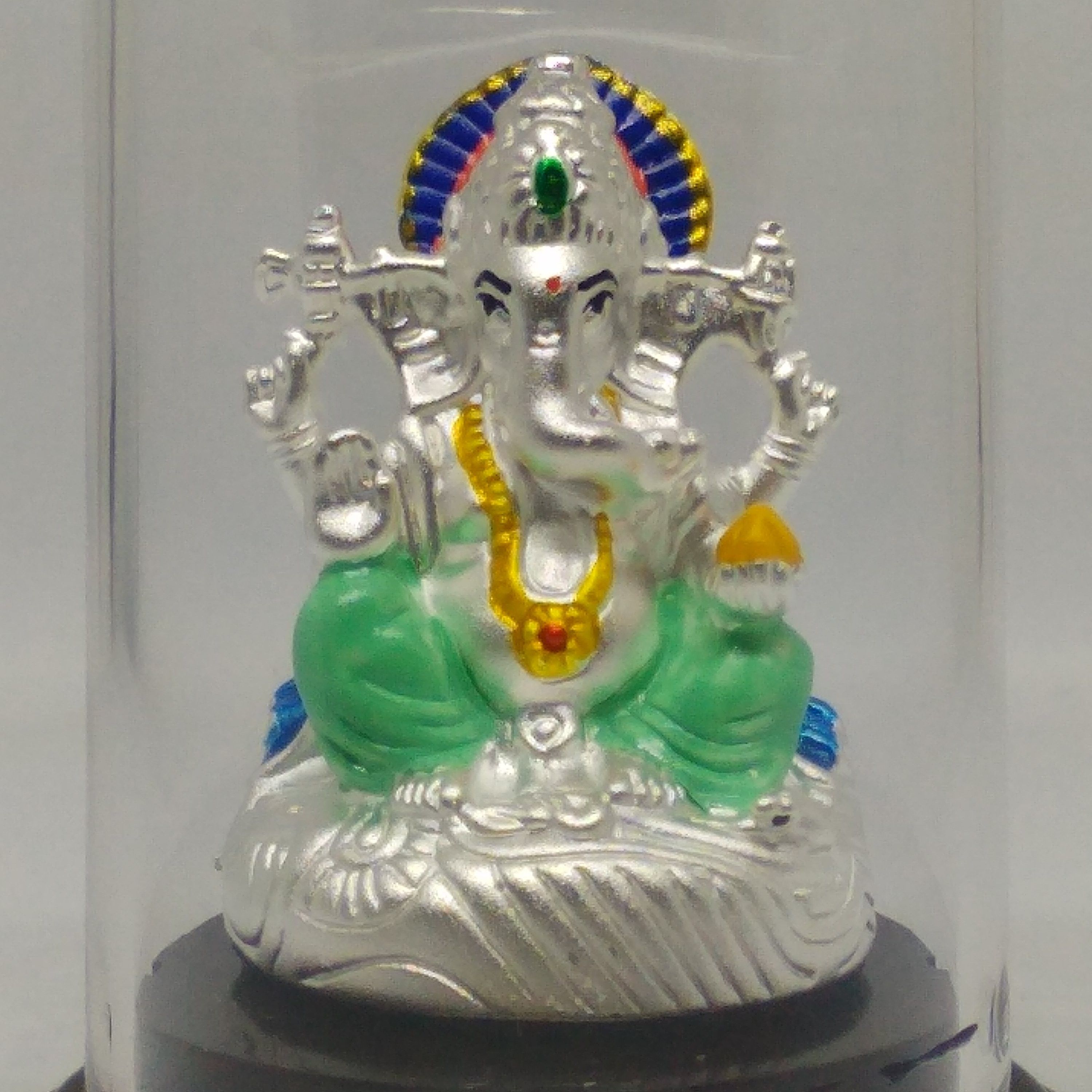 999 silver ganeshji murti