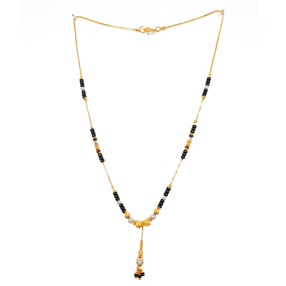 1 gram gold plated mangalsutra mga - mse0091