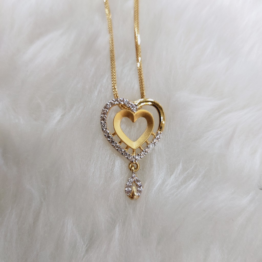 Chain pendant butti set new design gold 